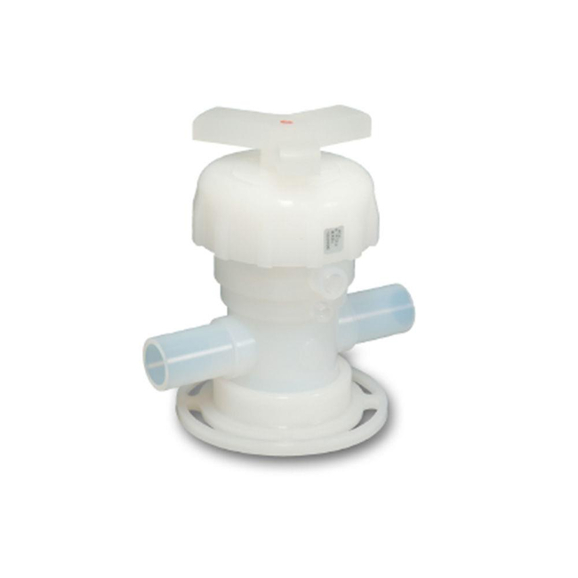 UHP PFA Manual Diaphragm (3/4 inch) 2-Way Valve – MV-16 Series